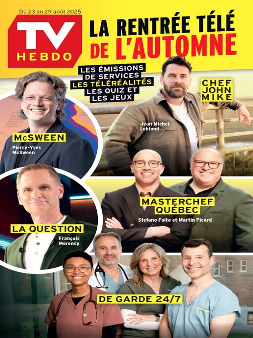 Title details for TV Hebdo by TVA Publications Inc. - Available